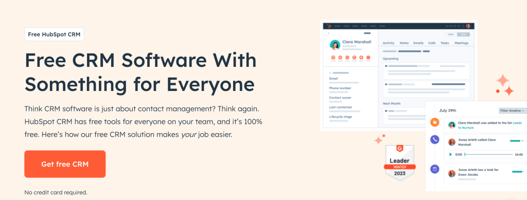 Hubspot CRM Free Version