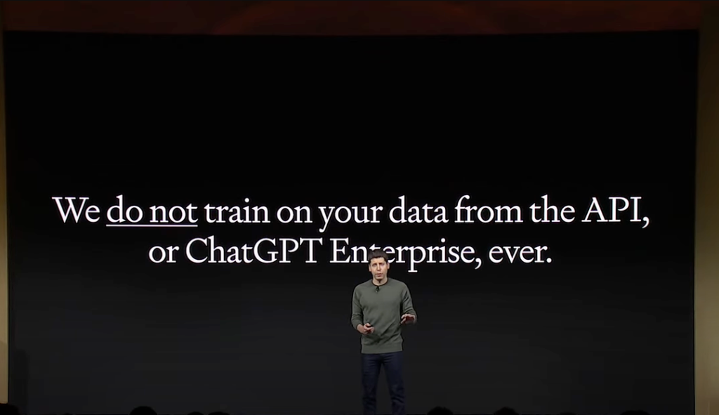 Do not train, ChatGPT Enterprise
