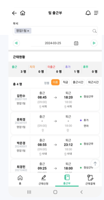 에버타임 모바일